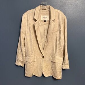 American Eagle Outfitters Women's Linen Blend Blazer
